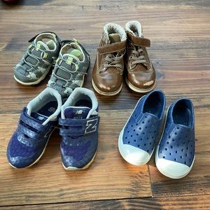 Bundle boys size 6 toddler shoes and boots
